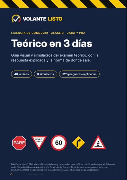 Portada de Teórico en 3 días