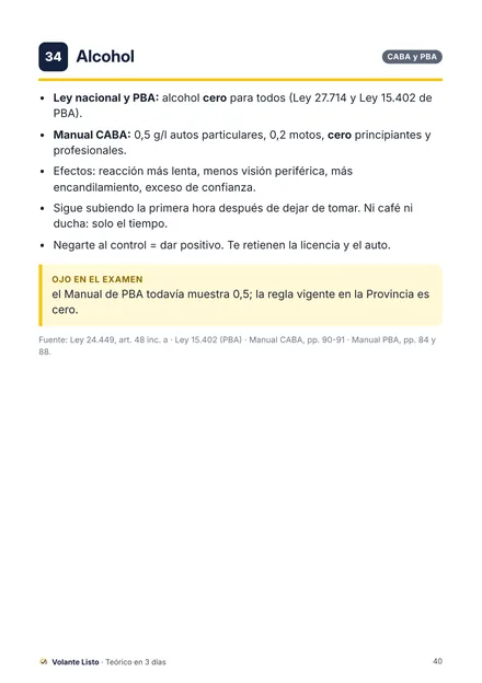 Lámina 34: alcohol